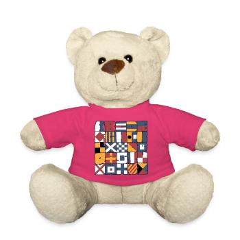 nautische Flaggen - Teddy - Pink - Vorne