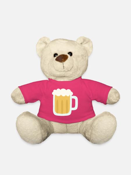 Schaumiger Bierkrug Illustration - Teddy - Pink