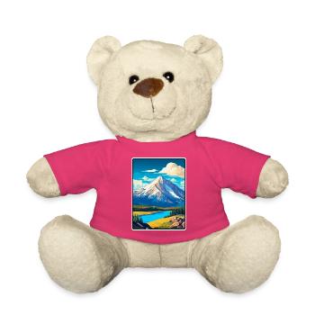 Affichage urbain vintage de Mount Katahdin USA - Nounours - rose - Devant