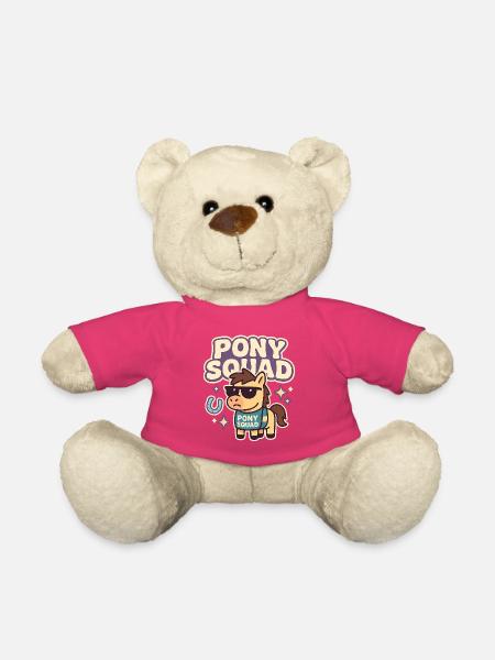 Pony Squad Cartoon Design - Teddy - Pink
