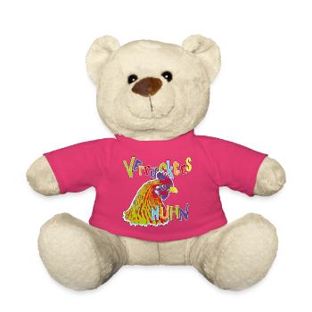 Buntes verrücktes Huhn - Teddy - Pink - Vorne