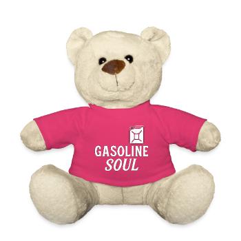 Benzin Seele – Vintage Biker Design - Teddy - Pink - Vorne