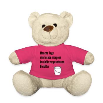 Une journée dans le seau - Nounours - rose - Devant