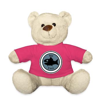 Motif Nothing Fish pour les amoureux de la mer - Nounours - rose - Devant