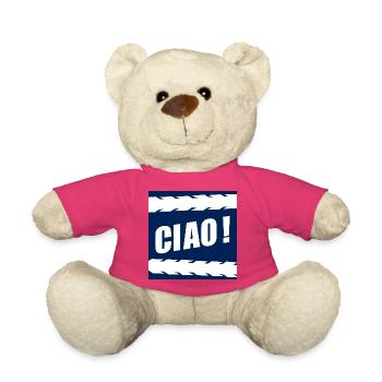 BONJOUR Au revoir Cycliste Changement d’emploi - Nounours - rose - Devant