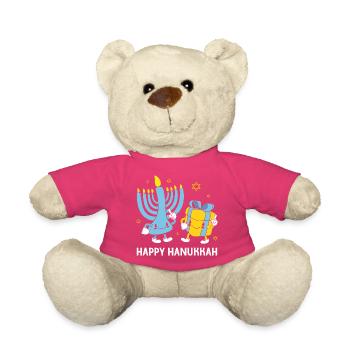 Hanukkah Chanukkah Hanukah Gnom - Teddy - Pink - Vorne