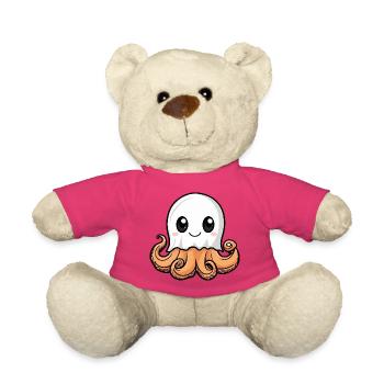 Oktopus Halloween Geist - Teddy - Pink - Vorne