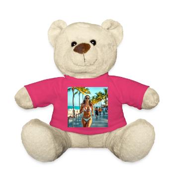 Course de fitness de Sunny Beach - Nounours - rose - Devant