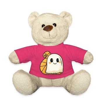Schnecke Halloween Geist - Teddy - Pink - Vorne