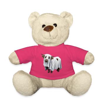 Vache fantôme de dessin animé - Nounours - rose - Devant