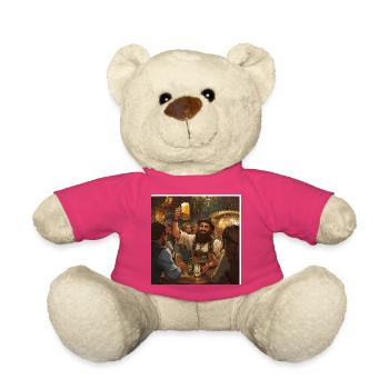 Beer festival atmosphere in the local tavern - Teddy Bear - pink - Front