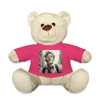 Grande ville vues lunettes portrait - Nounours - rose - Devant