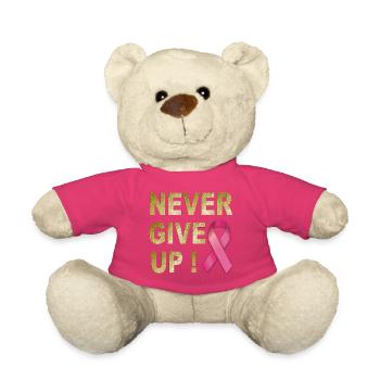 N’abandonnez jamais le ruban rose - Nounours - rose - Devant