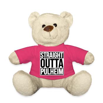 Straight Outta Pulheim - Teddy Bear - pink - Front