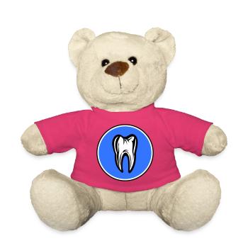 Zahn Dental Zahnarzt Symbol - Teddy - Pink - Vorne
