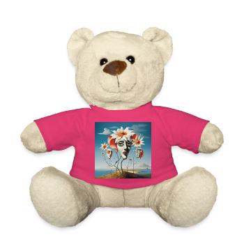 Masques de fleurs Dream - Nounours - rose - Devant