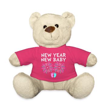 Sexe Révélation Nouvel An - Nounours - rose - Devant
