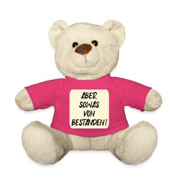 EXAMENS RÉUSSIS - Nounours - rose - Devant