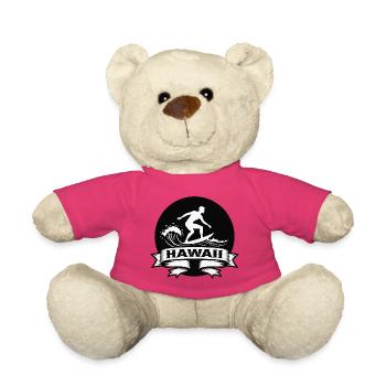 Surfer Hawaii Wellenbanner - Teddy - Pink - Vorne