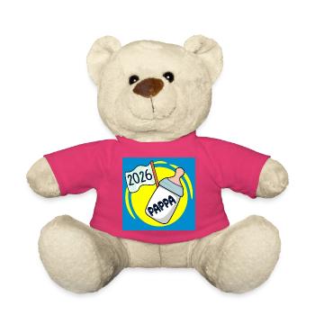 Familie Papa 2026 - Teddy - Pink - Vorne
