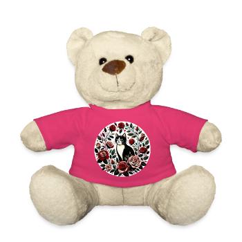 Cercle des chats du jardin de roses - Nounours - rose - Devant