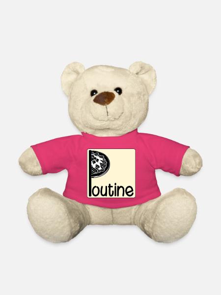 Kanada-kanadisches Gericht Poutine - Teddy - Pink