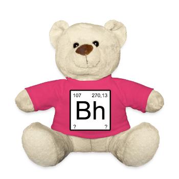 Graphique des chiffres majuscules pour soutien-gorge en Bohrium - Nounours - rose - Devant