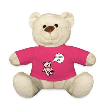 Du fehlst mir - Teddy - Pink - Vorne