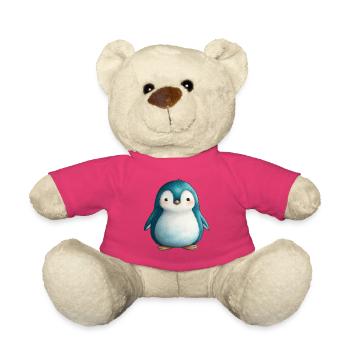 Pinguinbaby, Polartier, Eisscholle - Teddy - Pink - Vorne