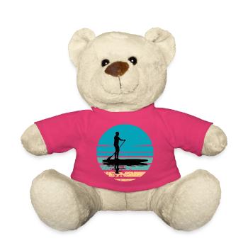 paddle ambiance marine style rétro - Nounours - rose - Devant