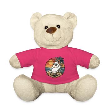 Lustige Schafe am Strand, Sommerurlaub Sonnenuntergang - Teddy - Pink - Vorne