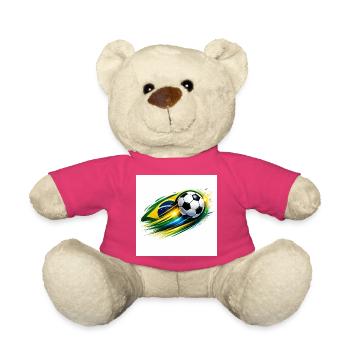 Tourbillon du football brésilien - Nounours - rose - Devant