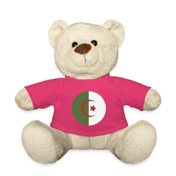 Algerien-Rundflagge - Teddy - Pink - Vorne