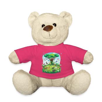 Tierparadies unter dem Baum - Teddy - Pink - Vorne