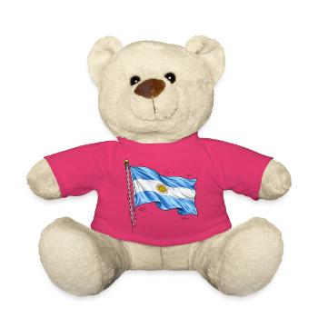 Argentinien Flagge - Teddy - Pink - Vorne