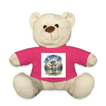 Mehni le cow-boy Koala - Nounours - rose - Devant
