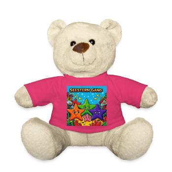 Bande d’Étoiles de mer Amies Étoiles Sous-marines - Nounours - rose - Devant