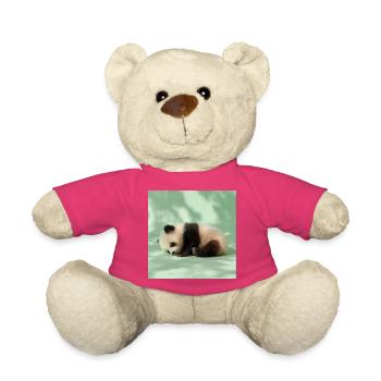 264 pandas - Nounours - rose - Devant