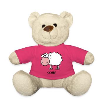 Schaf - Teddy - Pink - Vorne