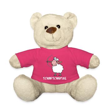 Signe du zodiaque Sagittaire - Nounours - rose - Devant