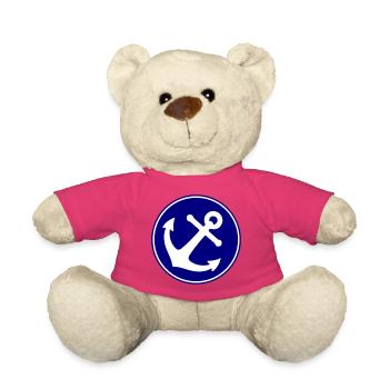 Icône d’ancre - Nounours - rose - Devant