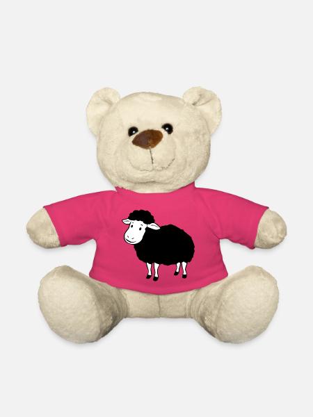 schwarzes Schaf - Teddy - Pink