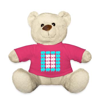 Éléphant - Nounours - rose - Devant