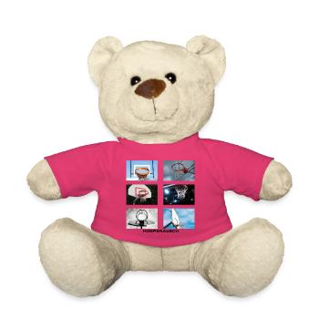 Hoopsrausch Collage - Nounours - rose - Devant