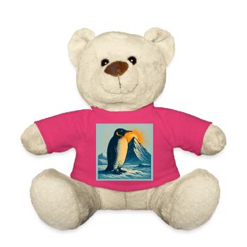 Pingouin de plage polaire au lever du soleil - Nounours - rose - Devant