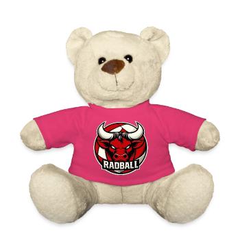 Cycling ball, cycleball, indoor cycling - Teddy Bear - pink - Front