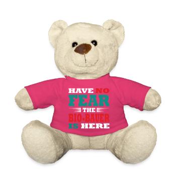 N’ayez crainte, la Bio-Bauer est là Tenue - Nounours - rose - Devant