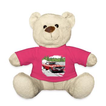 Klassische Auto-Drift in Rot - Teddy - Pink - Vorne