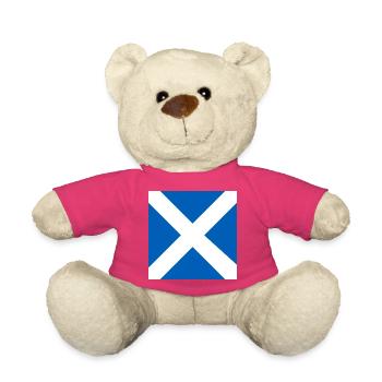 Montrez vos couleurs – Écosse - Nounours - rose - Devant