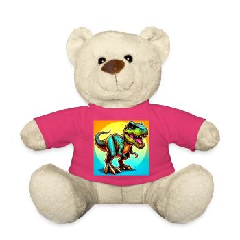 Dinosaurier - Teddy - Pink - Vorne
